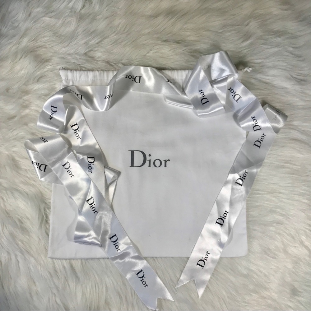 Dior Dustbag and ribbon